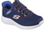 Skechers Youth Slip-Ins Bounder - Navy/Orange