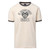 St. Bonaventure Bonnies Ringer Tee-Vintage White/Charcoal
