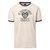 St. Bonaventure Bonnies Ringer Tee-Vintage White/Charcoal