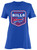 Zubaz Buffalo Bills Women's Kicker S/S-Royal Blue
