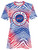 Zubaz Buffalo Bills Women's Zebra 2-Team Color-White/Red/Blue
