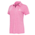 St. Bonaventure Women's Layout V-Neck Polo-Black/Skyscraper/Aurora Heather