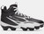 UA Spotlight Hammer JR Kids Football Cleat-Black/White