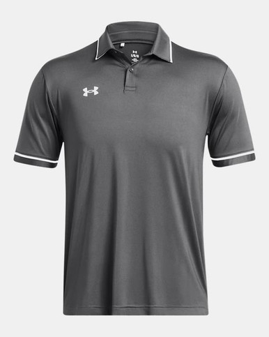 Sports Locker | MEN'S UNDER ARMOUR TEAM TIPPED POLO CASTLE ROCK