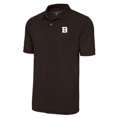 St. Bonaventure Legacy Pique Polo-Brown