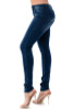 Stretch mid rise jeans medium blue buttery soft