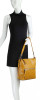 Mustard yellow Shoulder bag with wallet set