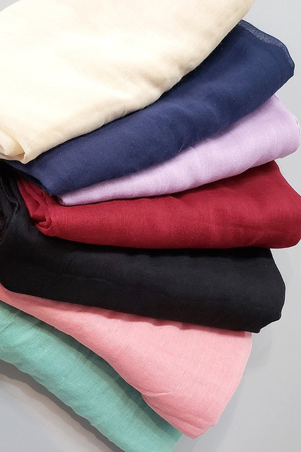 Oblong long wrap shawl scarf lightweight 5 pack.
 2 black  1 beige 1 Burgundy 1 lavender made with ultra soft chiffon like material solid colors long 32 x 78