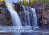 KJV Boxed Cards - Get Well, Waterfalls by Heartwarming Thoughts