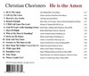 He is the Amen CD/MP3 by Christian Choristers