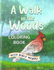 Mini Activity Book - A Walk in the Woods Coloring Book with Bible Words