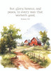 KJV Boxed Cards - Birthday, The Old Homestead by Heartwarming Thoughts