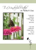 To a Wonderful Mother - 5" x 7" KJV Greeting Card