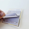 Wildflower Gray Floral Sticky Notes by Pearls of Parchment