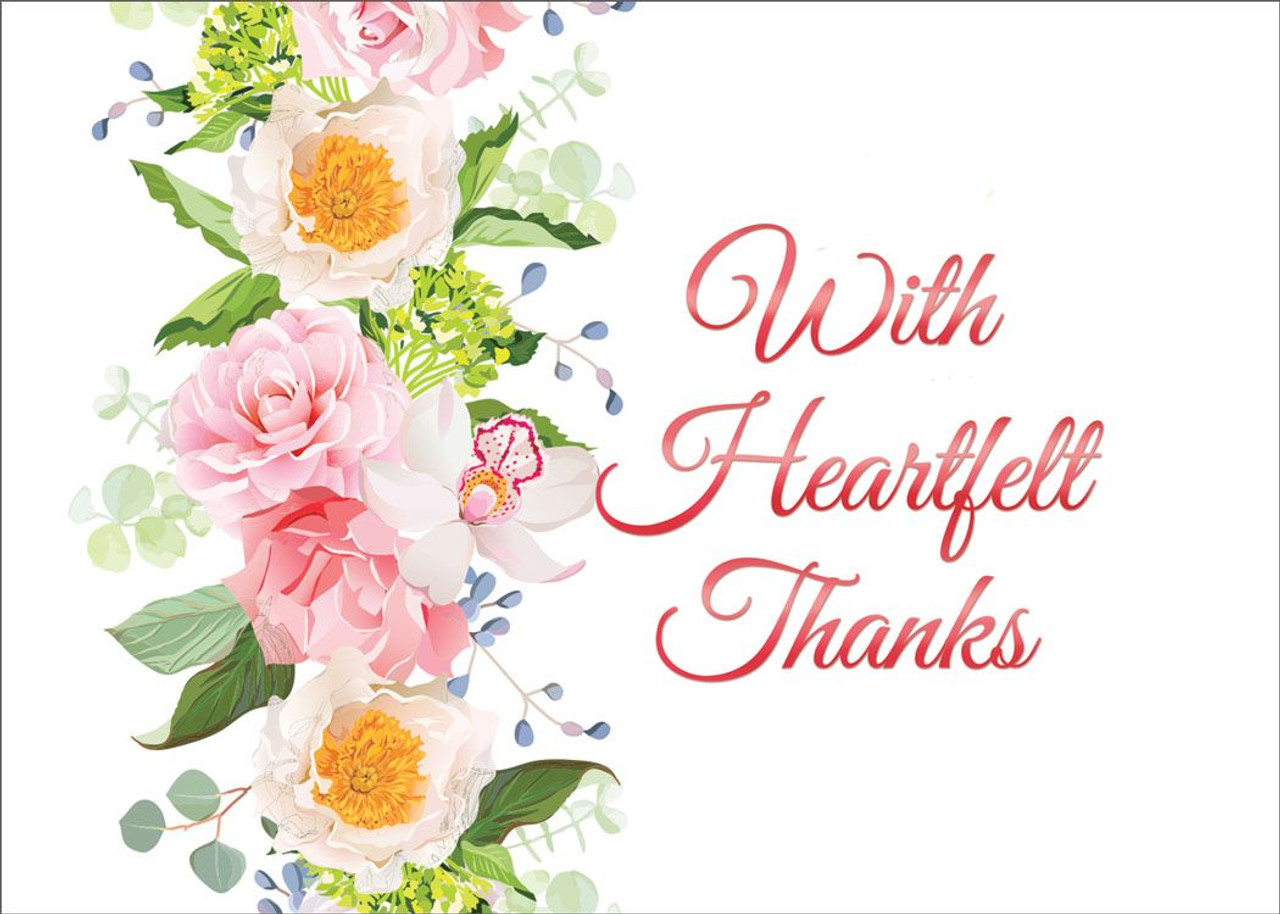 Heartfelt Thank You Thank You Greeting Card - Papyrus