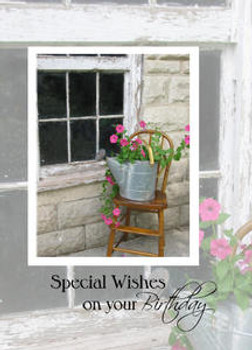 Special Wishes on your Birthday - 5" x 7" KJV Greeting Card