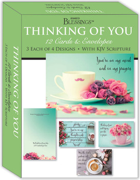 KJV Boxed Cards -Thinking of You, Gentle Thoughts