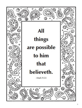 Bible Inspirations Coloring Book