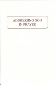 Addressing God in Prayer - Book