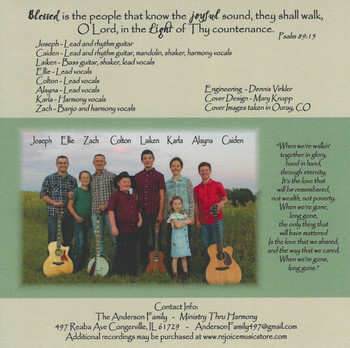 Try A Little Kindness CD/MP3 by The Anderson Family