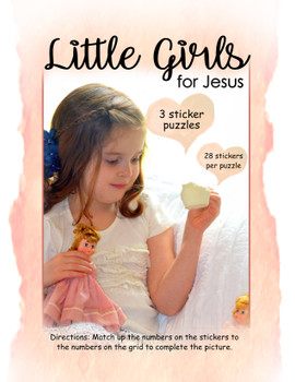 Little Girls for Jesus sticker puzzle