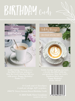 KJV Boxed Cards - Sweet Aromas, Birthday