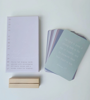 Multi-color Daily Encouragement Bible Verse Cards (UPDATED) by Pearls of Parchment