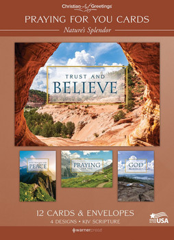 KJV Boxed Cards - Praying For You, Nature's Splendor by Christian Art Greetings