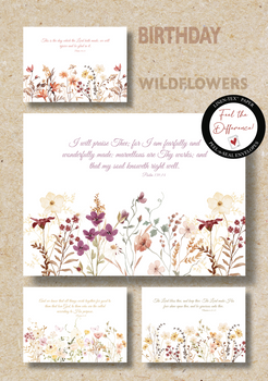 KJV Boxed Cards - Birthday, Wildflowers by Heartwarming Thoughts