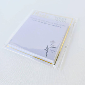Trust in the Lord Sticky Notes by Pearls of Parchment