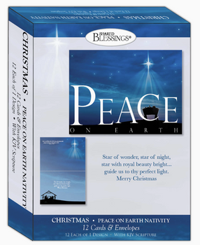 KJV Boxed Cards - Christmas, Peace on Earth Nativity by Shared Blessings