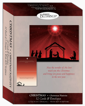 KJV Boxed Cards - Christmas, Christmas Nativity by Shared Blessings