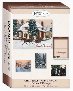 KJV Boxed Cards - Christmas, Winter's Glow by Shared Blessings