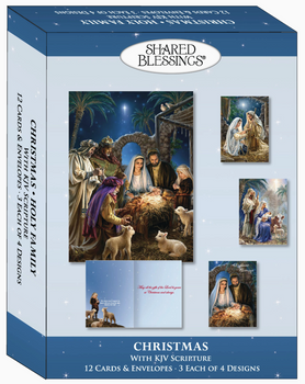 KJV Boxed Cards - Christmas, Holy Family by Shared Blessings