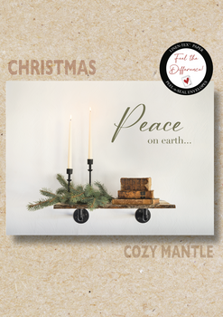 KJV Boxed Cards - Christmas, Cozy Mantle by Heartwarming Thoughts