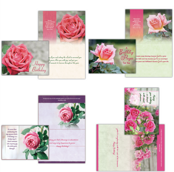 KJV Boxed Cards - Birthday, Roses by Family Treasures