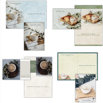 KJV Boxed Cards - Get Well, Cup of Cheer by Family Treasures