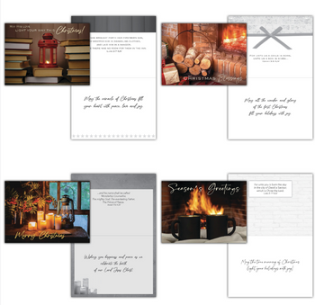 KJV Boxed Cards - Christmas, Cozy Evening by Family Treasures