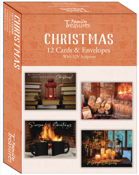 KJV Boxed Cards - Christmas, Cozy Evening by Family Treasures