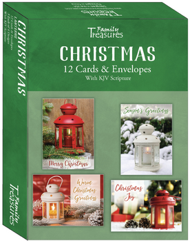 KJV Boxed Cards - Christmas, Lanterns by Family Treasures