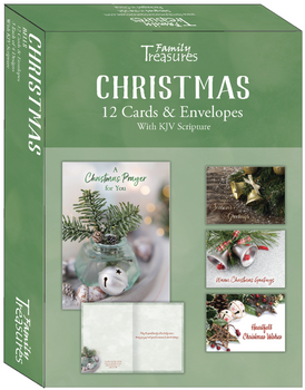 KJV Boxed Cards - Christmas, Bells by Family Treasures