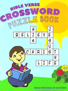 Mini Bible Verse Crossword Puzzle Book by Mary Currier