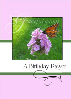 A Birthday Prayer - 5" x 7" KJV Greeting Card