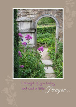 I Thought of You Today - 5" x 7" KJV Greeting Card