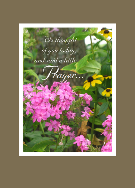 We thought of you today... - 5" x 7" KJV Greeting Card