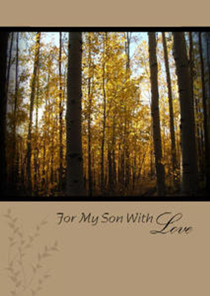 For Our Son with Love - 5" x 7" KJV Greeting Card