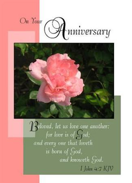 On Your Anniversary - 5" x 7" KJV Greeting Card