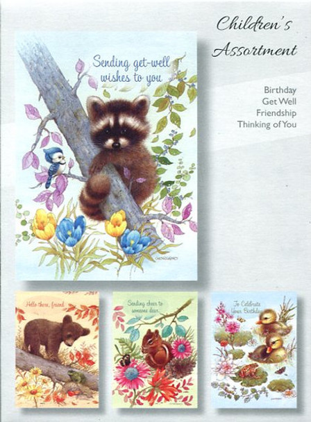 KJV Boxed Cards - Childrens Assortment, Nature's friends by Heartwarming Thought