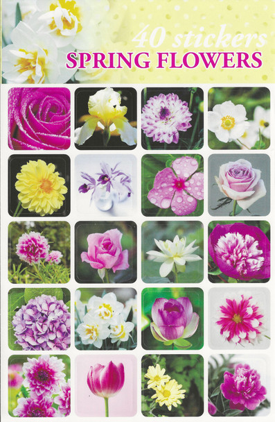 Spring Flowers Stickers - 2 sheets