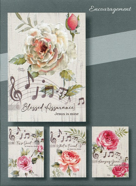 KJV Boxed Cards - Encouragement, Hymns & Roses by Heartwarming Thoughts